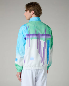 AUSTRALIAN Tuta Print Smash Leggera In Microfibra Verde/Bianca/Viola 25/26