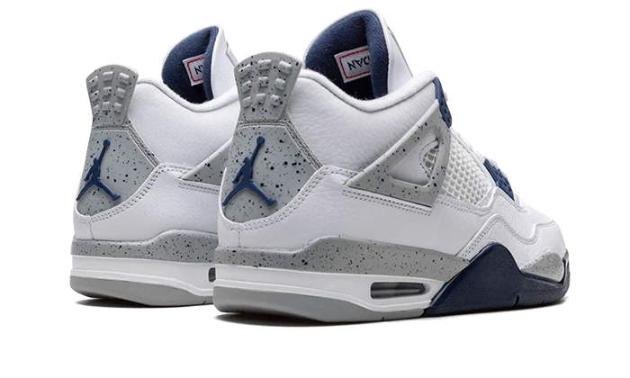 AIR JORDAN 4 Retro Bianca/Blu/Grigia