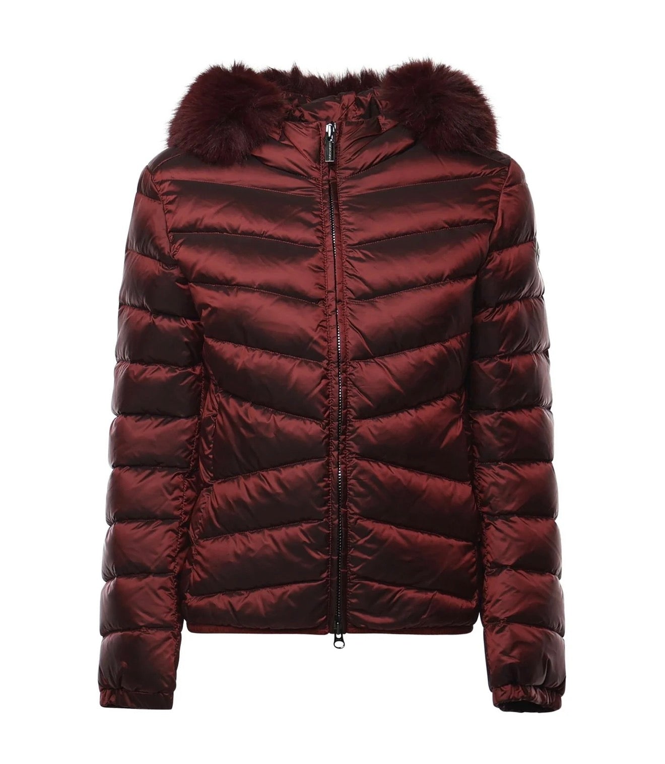 COLMAR DONNA GIUBBOTTO CORTO CON PELLICCIA ROSSO