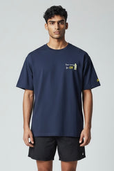 SAINT BARTH T-shirt Portofino Save Money Gin Con Ricamo Blu