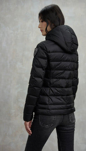 BLAUER Giubbotto Donna Piumino Fasciato Nero