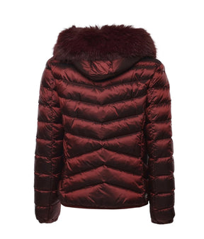 COLMAR DONNA GIUBBOTTO CORTO CON PELLICCIA ROSSO