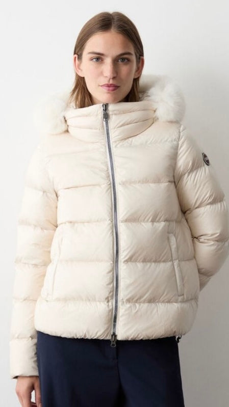 COLMAR DONNA GIUBBOTTO CORTO CON PELLICCIA PANNA