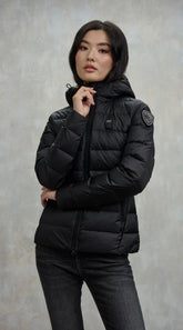 BLAUER Giubbotto Donna Piumino Fasciato Nero