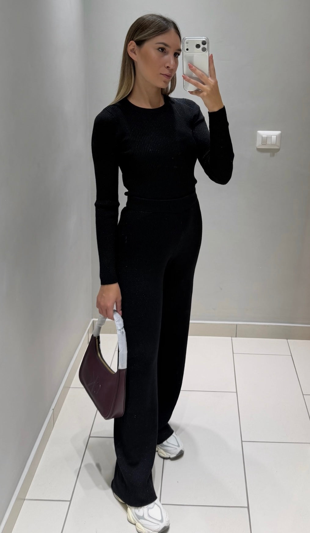 TIFFOSI GIRL OPIUM_C NERO MAGLIONCINO