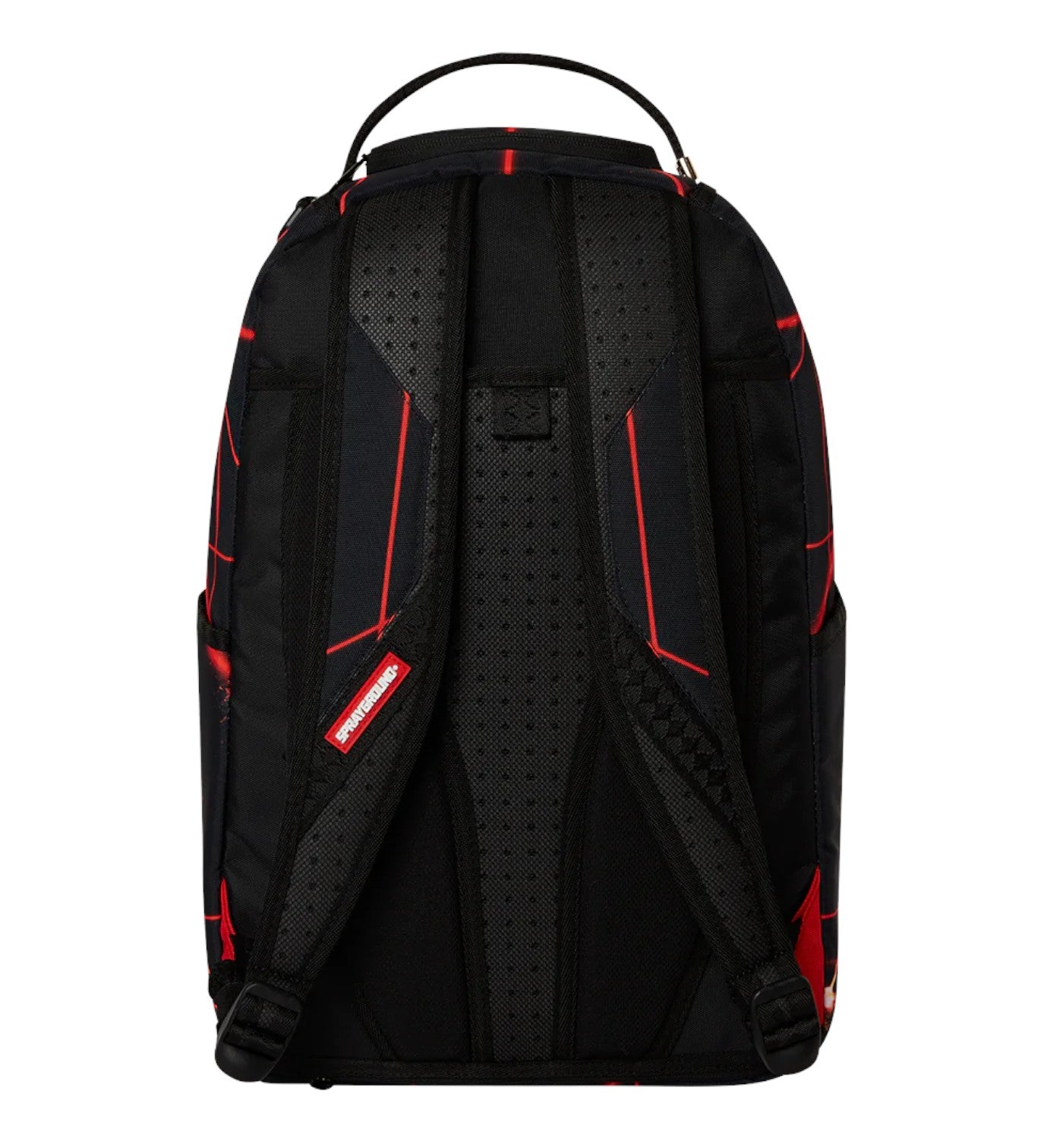 SPRAYGROUND Zaino In Stoffa LIMITED EDITION MISSION IMPOSSIBLE Con Dettagli Laser Nero e Rosso