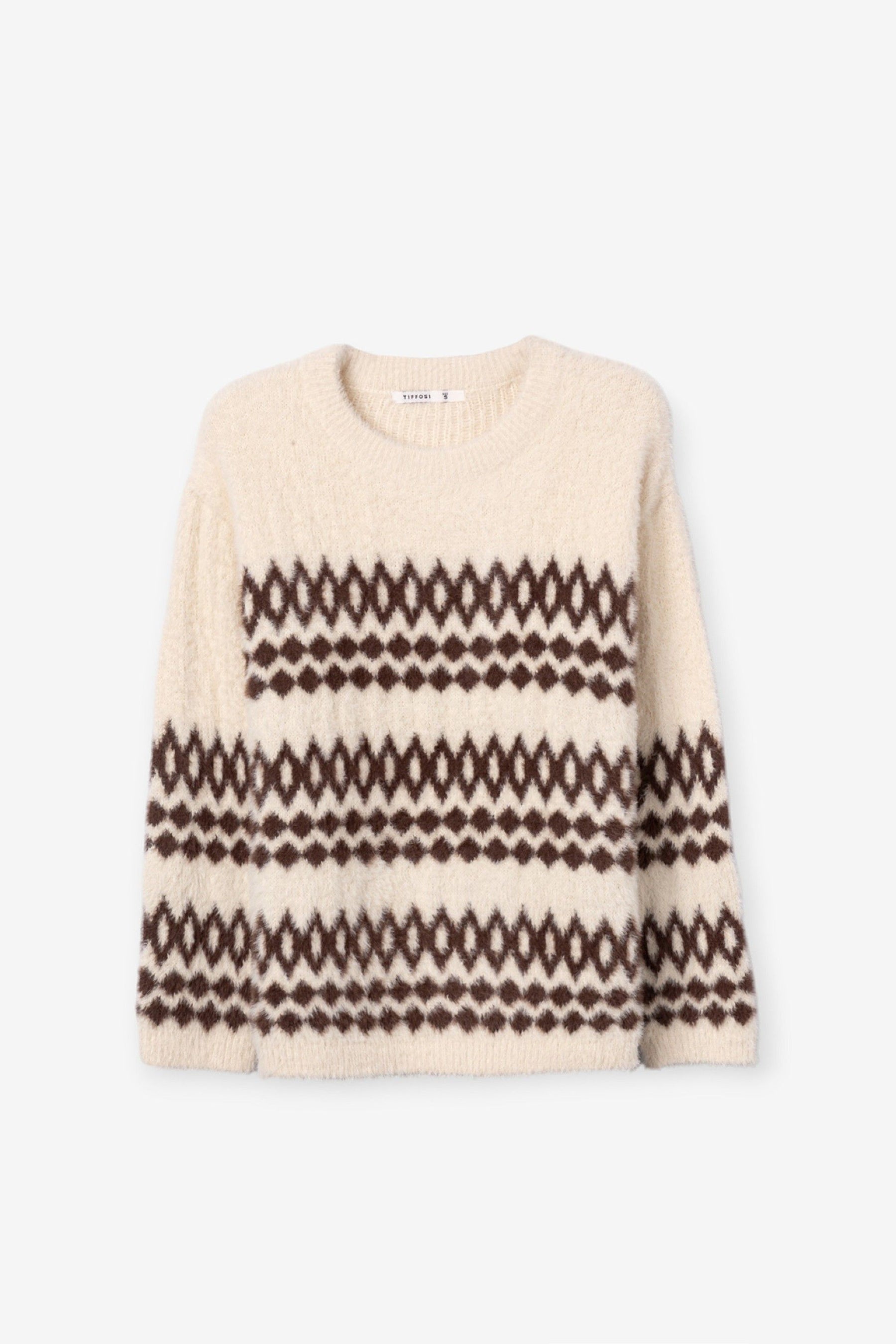 Tiffosi Portinari Maglioncino Panna Donna AW26