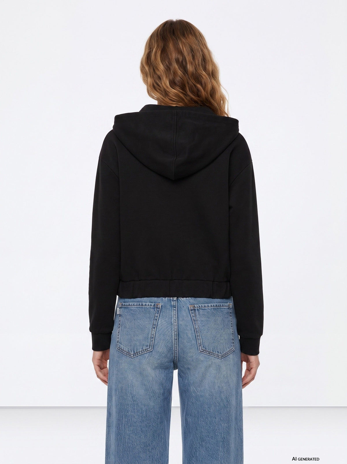 Tiffosi Pam Felpa Nera con Zip Donna AW26