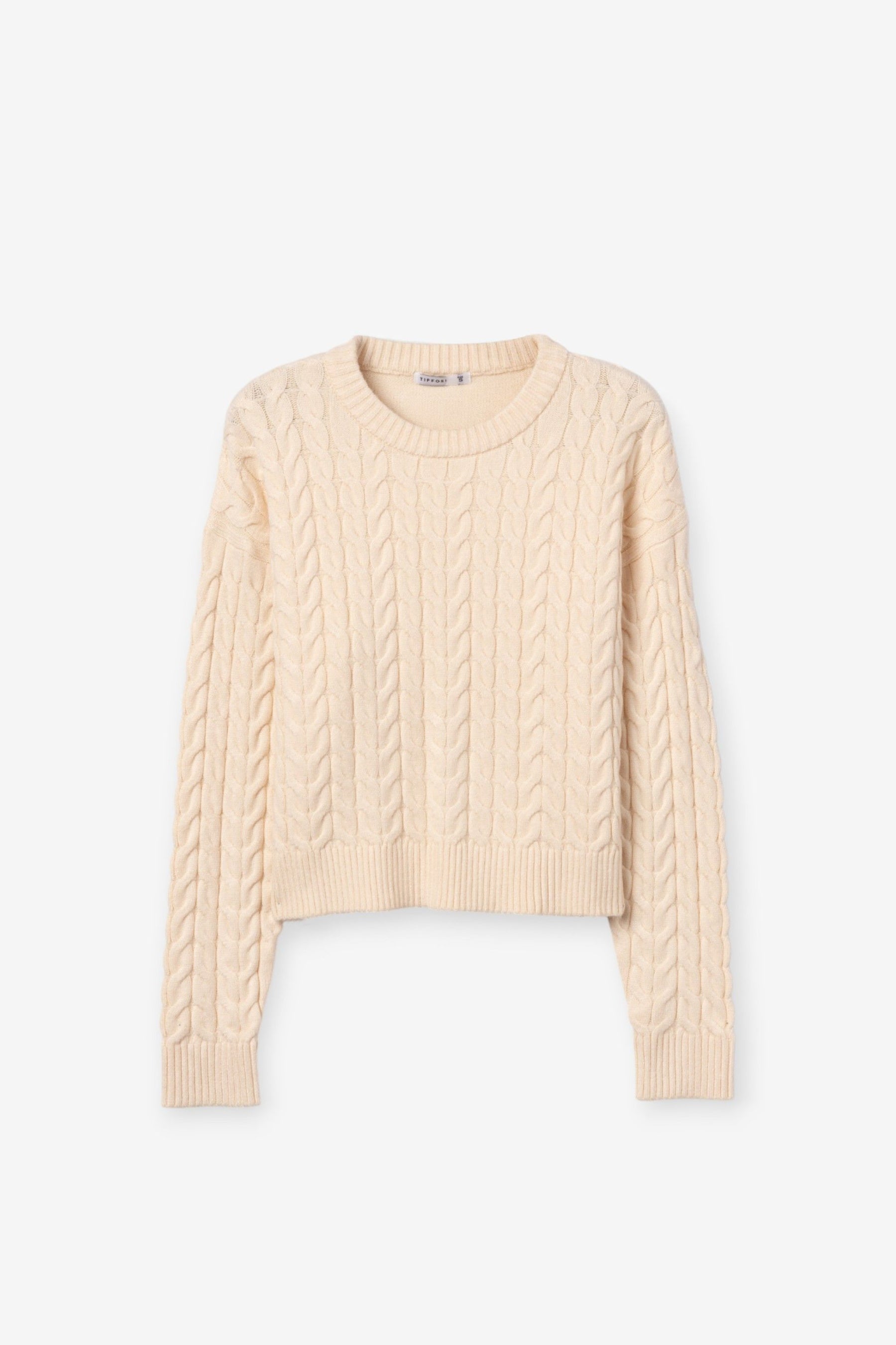 Tiffosi Uranos Maglioncino Panna Donna AW26