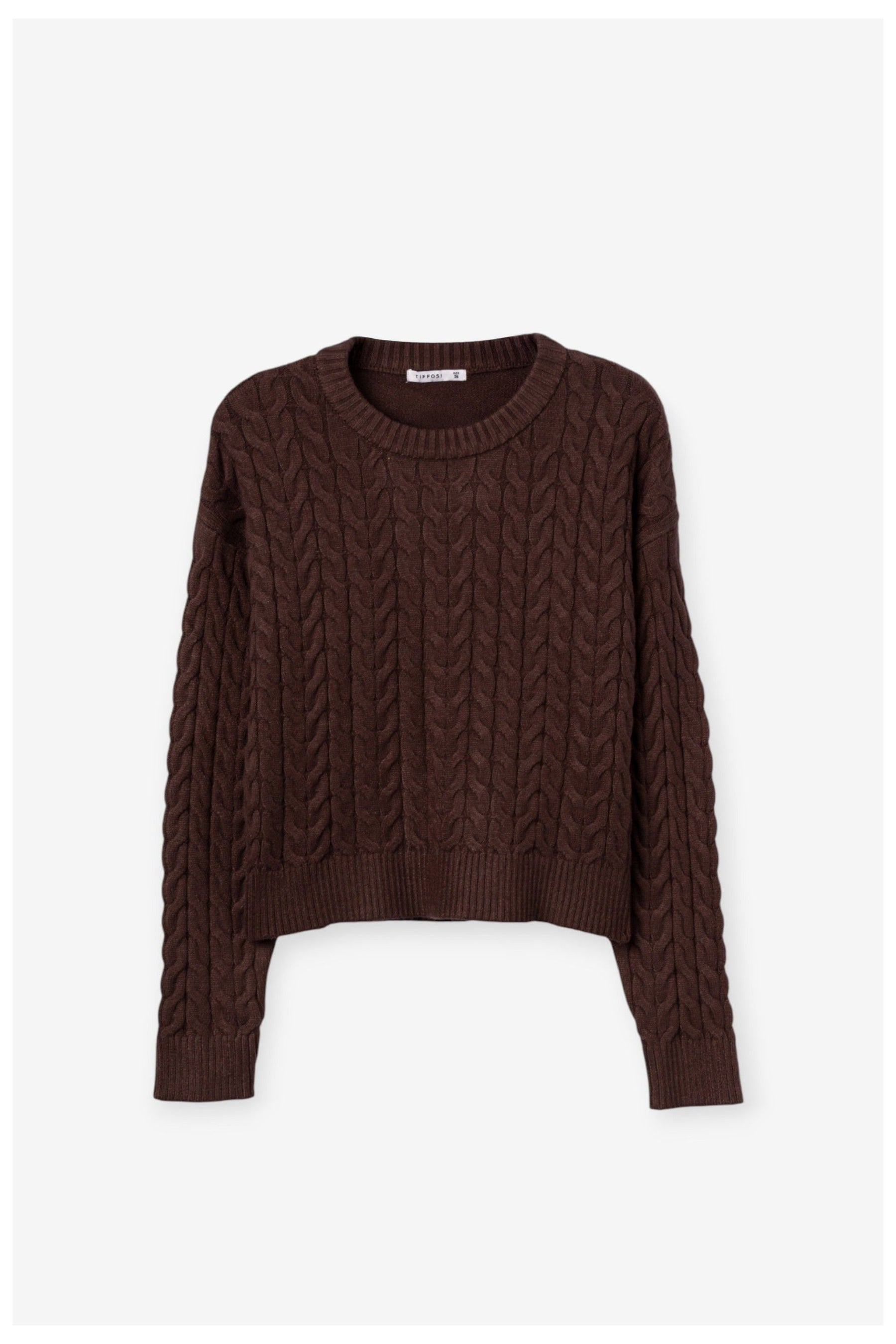 Tiffosi Uranos Maglioncino Marrone Donna AW26
