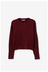 Tiffosi Uranos Maglioncino Bordeaux Donna AW26