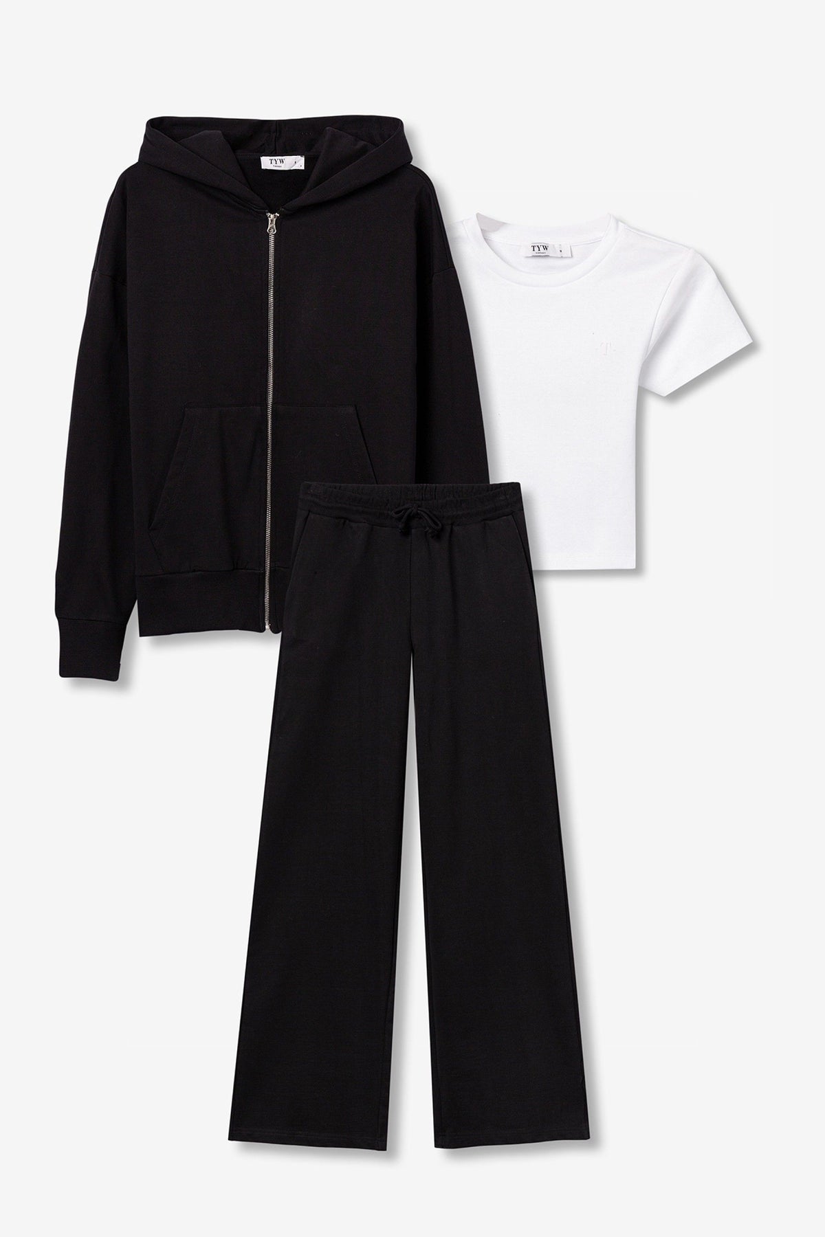 TIFFOSI Beagle_P1 Tuta Tre Pezzi Nera Donna AW26