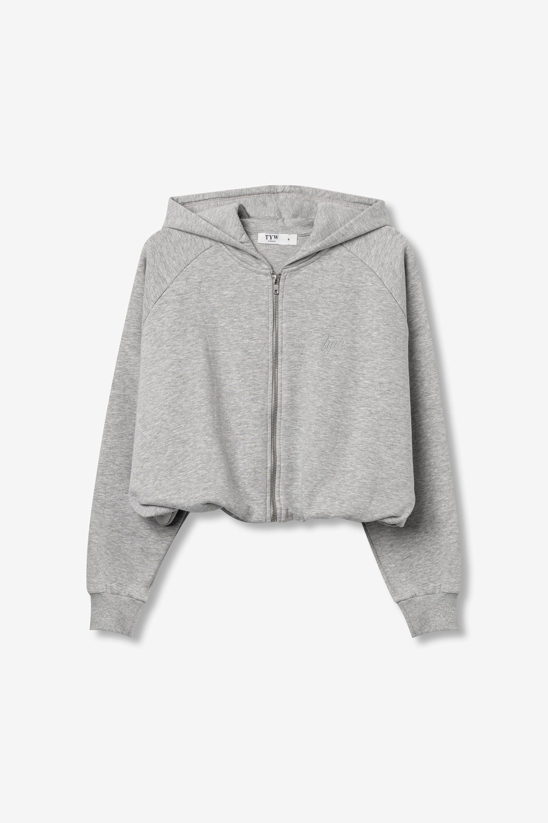 Tiffosi Jess_1 Felpa Con Zip Grigio Donna AW26