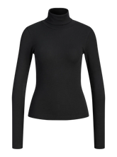 JJXX JXSTAR Maglia Con Collo Alto  In Cotone Caldo Nera Donna AW26
