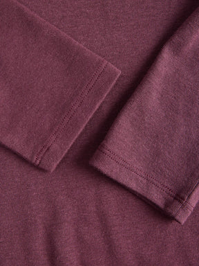 JJXX JXSTAR Maglia Con Collo Alto In Cotone Caldo Prugna donna AW26