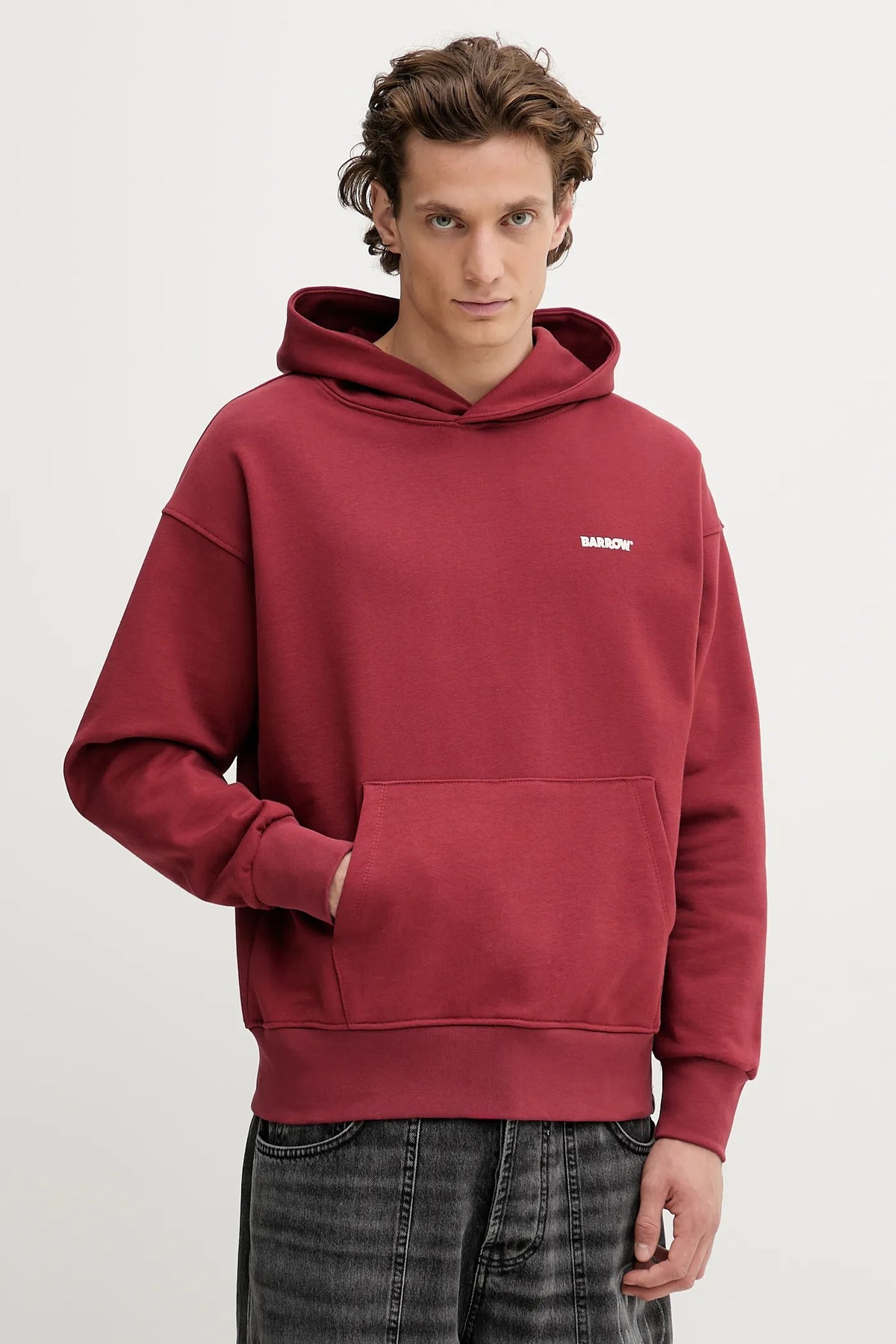 BARROW Felpa con cappuccio Con Logo Avanti Bordeaux