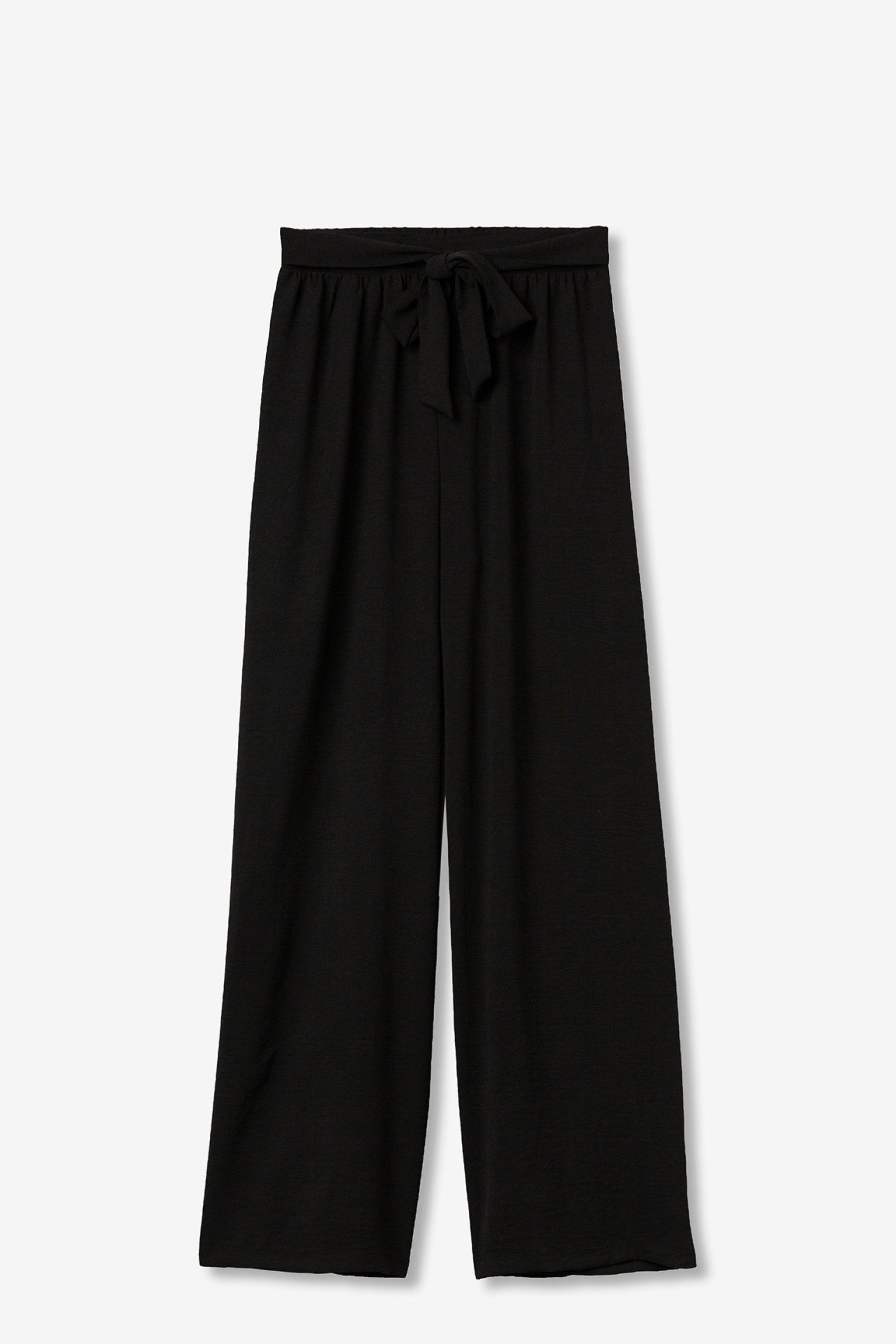 TIFFOSI DALEY_2 PANTALONE A PALAZZO NERO DONNA SS26