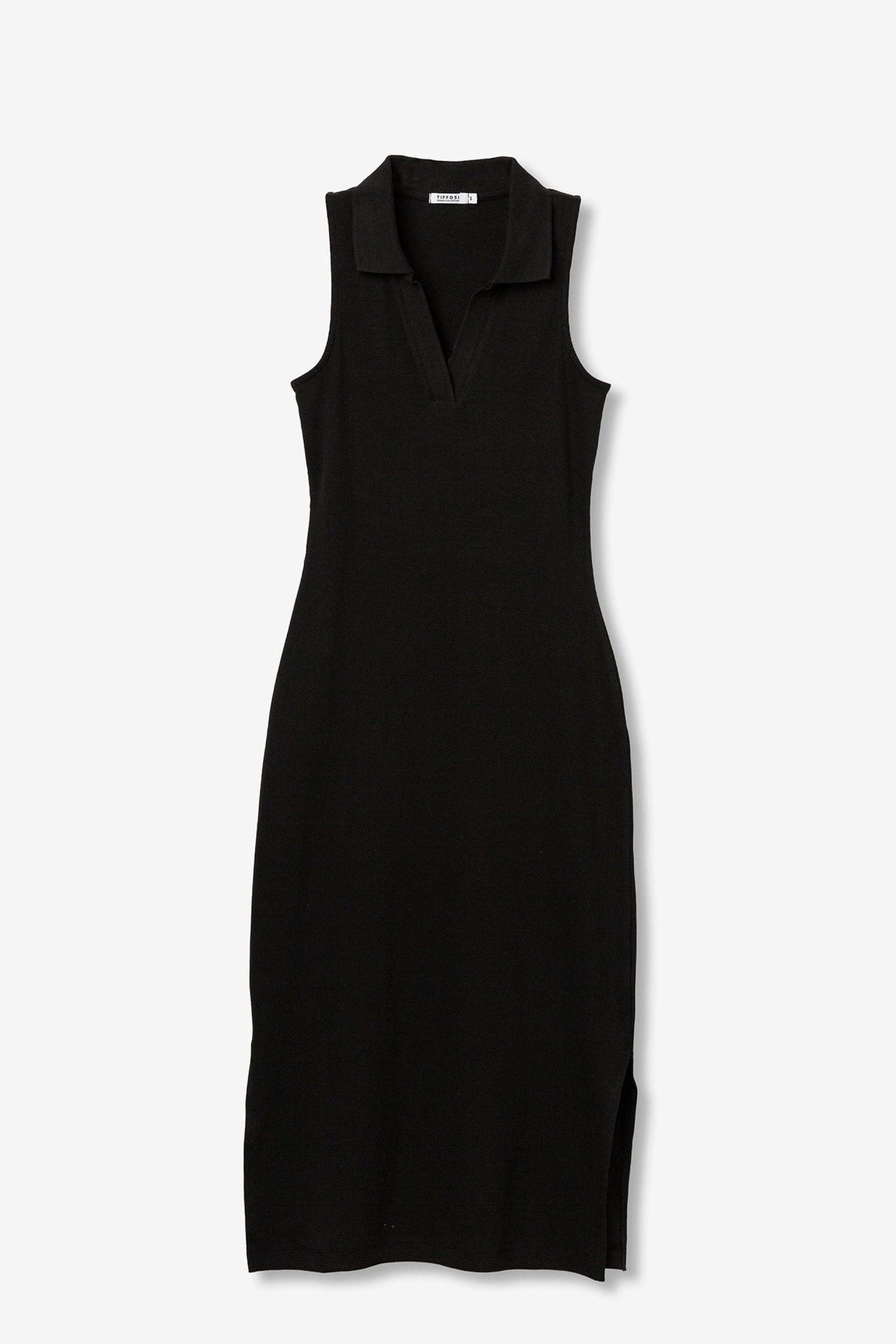 TIFFOSI RACHEL VESTITINO NERO GIRO MANICA DONNA SS26