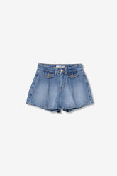 TIFFOSI ELPHIE_1 JEANS CORTO GIRL SS26