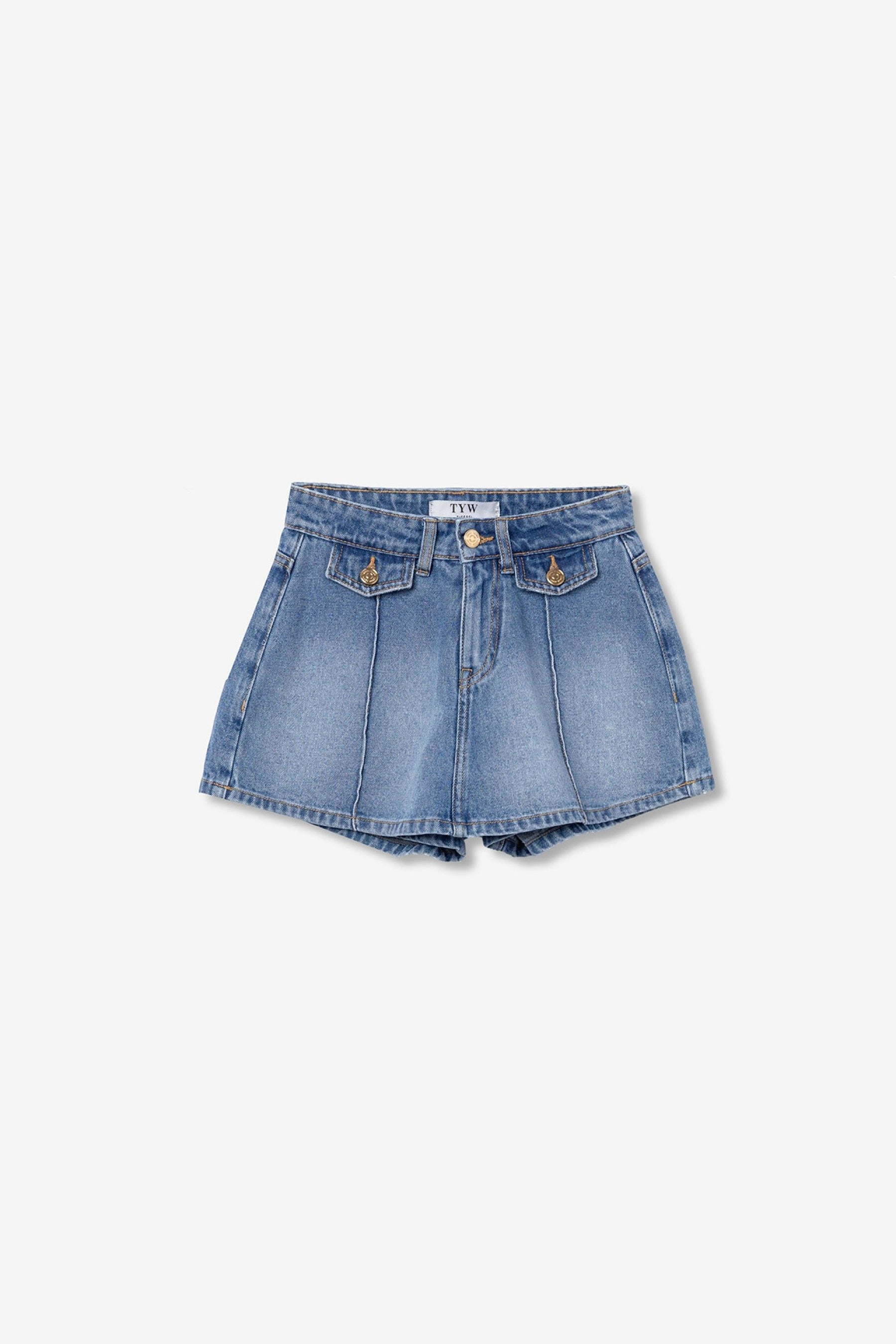 TIFFOSI ELPHIE_1 JEANS CORTO GIRL SS26