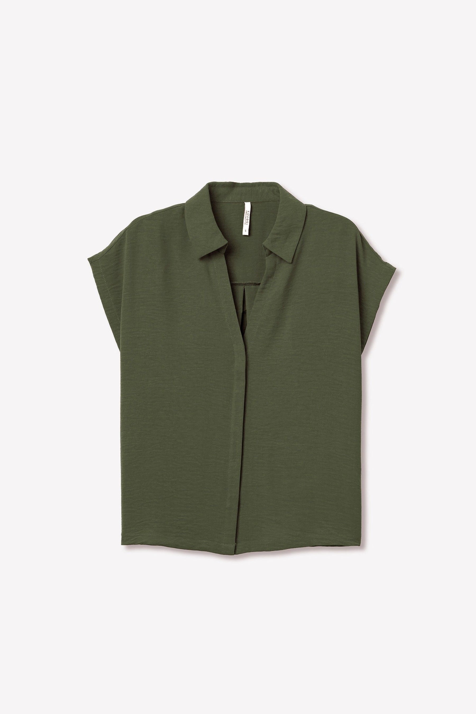 TIFFOSI BERTO_1 CAMICIA VERDE DONNA SS26
