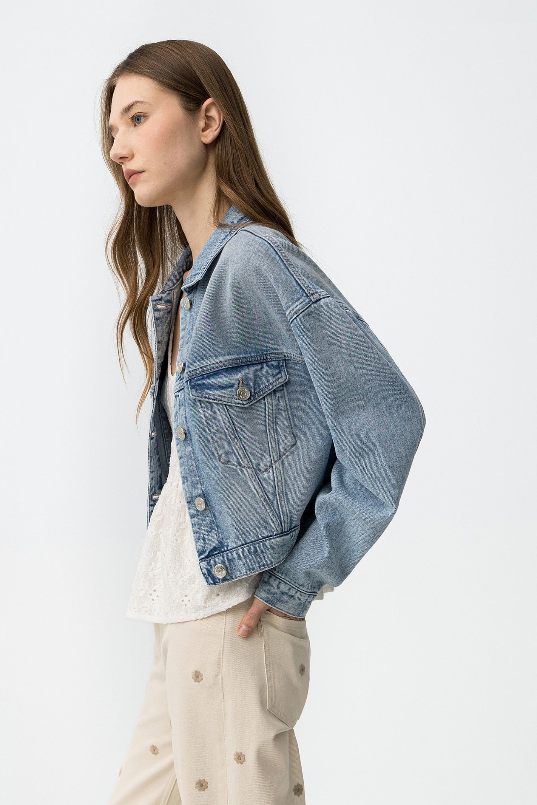 TIFFOSI JULIEN_6 JACKET DI JEANS GIRL SS26