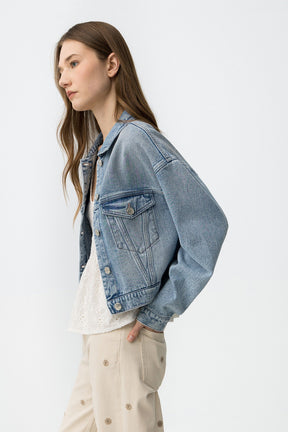 TIFFOSI JULIEN_6 JACKET DI JEANS GIRL SS26