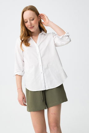 TIFFOSI BALI_4 PANTALONCINO VERDE DONNA SS26