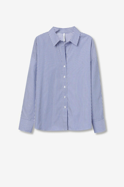Tiffosi NANCY_1 Camicia A Righe Blu Donna SS26
