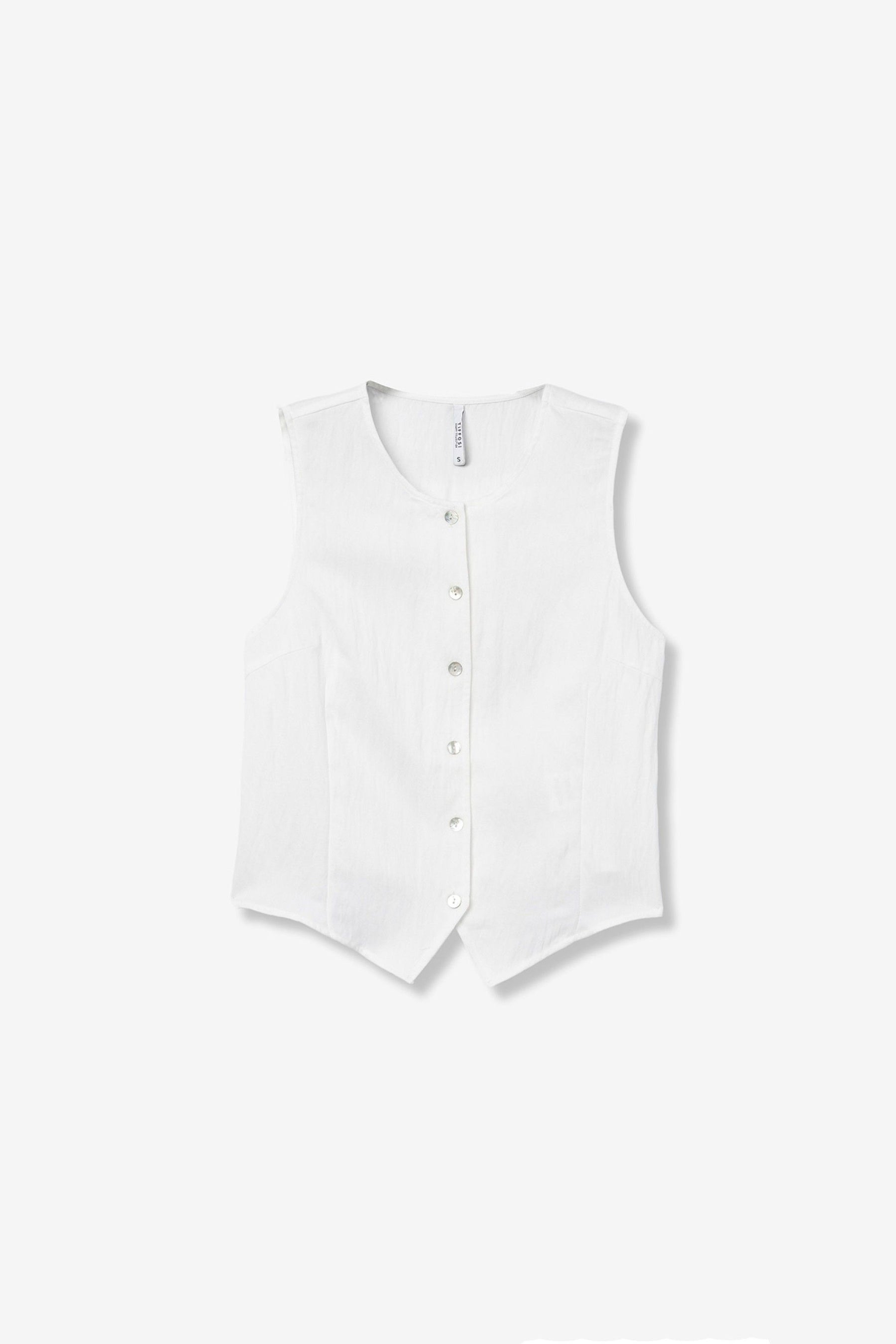 TIFFOSI AUGUSTA_C GILET BIANCO DONNA SS26