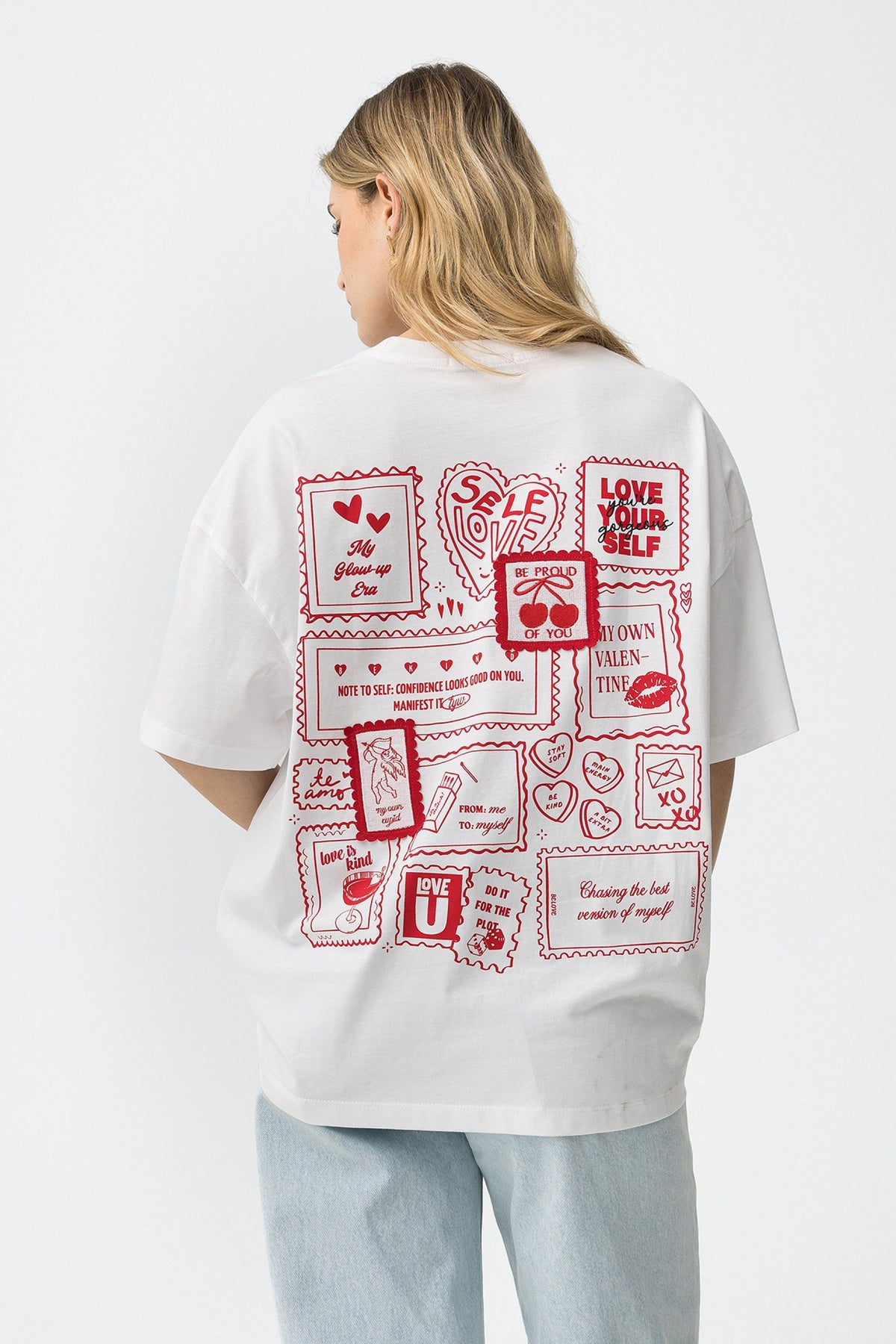 TIFFOSI HATE T-SHIRT STAMPATA BIANCA DONNA SS26