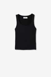 TIFFOSI SILVA CANOTTA NERA DONNA SS26