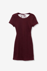 TIFFOSI TOMMY DRESS BORDEAUX DONNA SS26