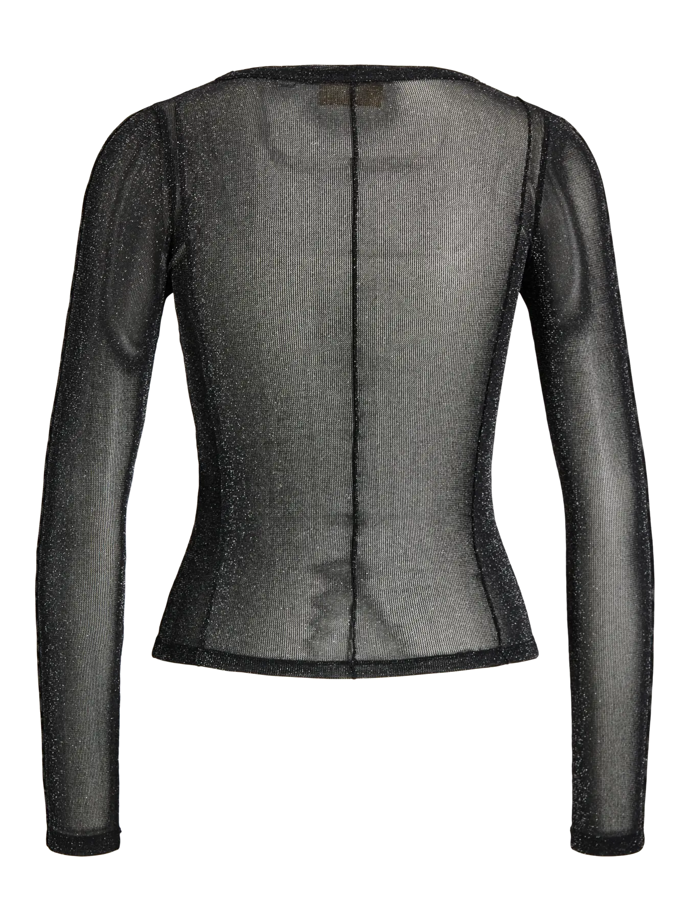 JJXX JXMINNA Maglia Laminata Trasparente Nera AW26