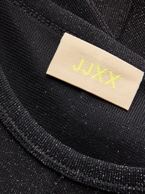 JJXX JXMINNA Maglia Laminata Trasparente Nera AW26
