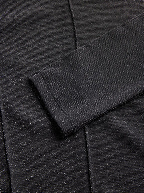 JJXX JXMINNA Maglia Laminata Trasparente Nera AW26