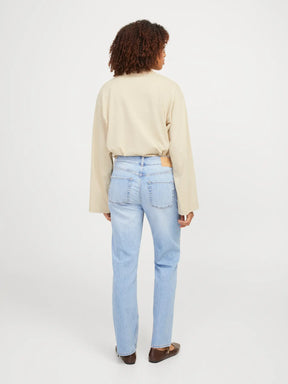 JJXX DONNA JXVILMA T-SHIRT A MANICHE LUNGHE BEIGE