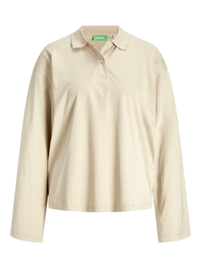 JJXX DONNA JXVILMA T-SHIRT A MANICHE LUNGHE BEIGE