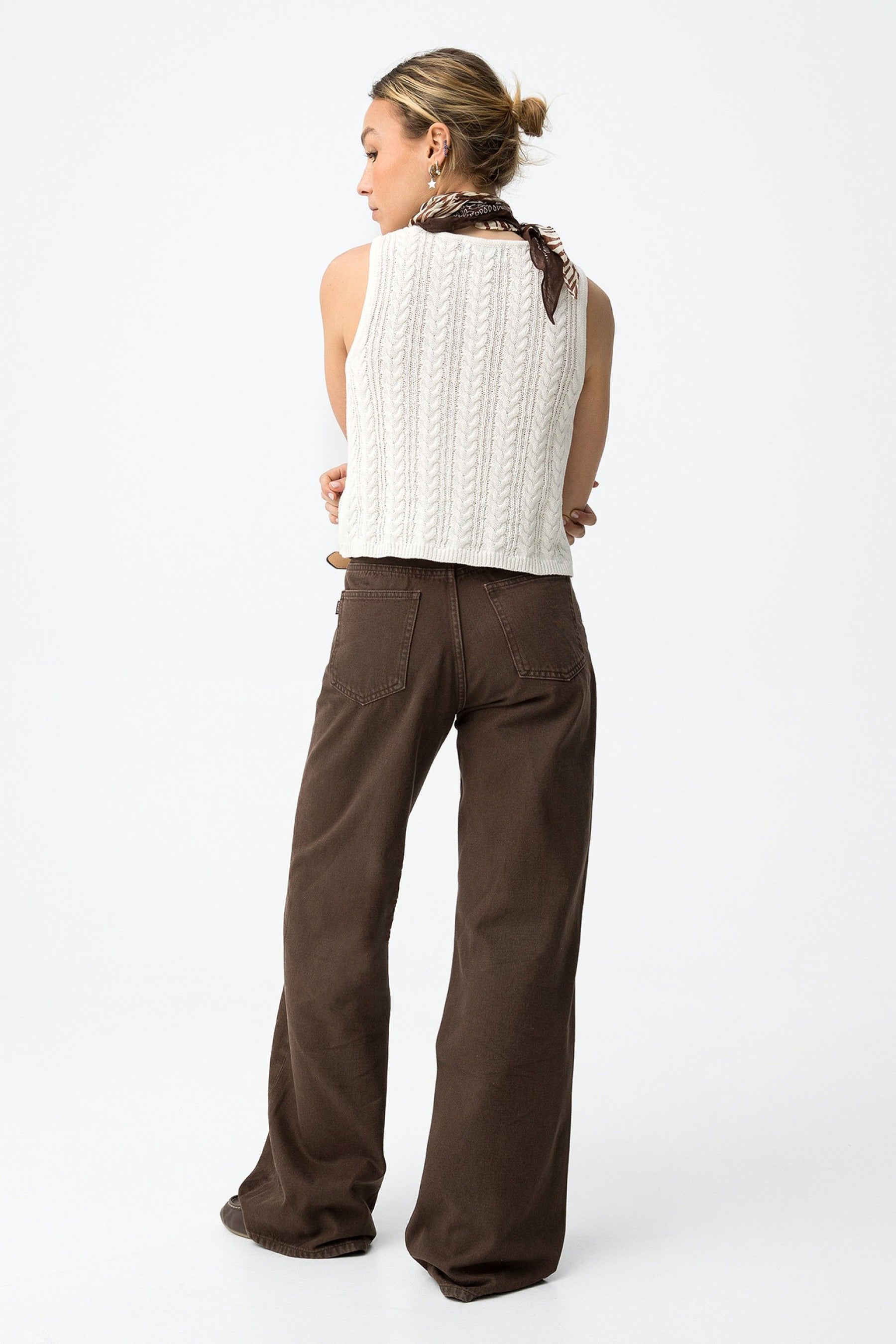 TIFFOSI JEANS KYLIE_73 MARRONE GIRL SS26