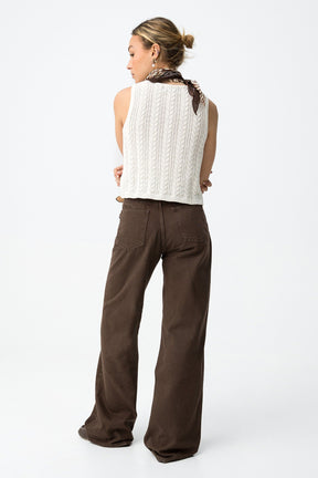 TIFFOSI JEANS KYLIE_73 MARRONE GIRL SS26