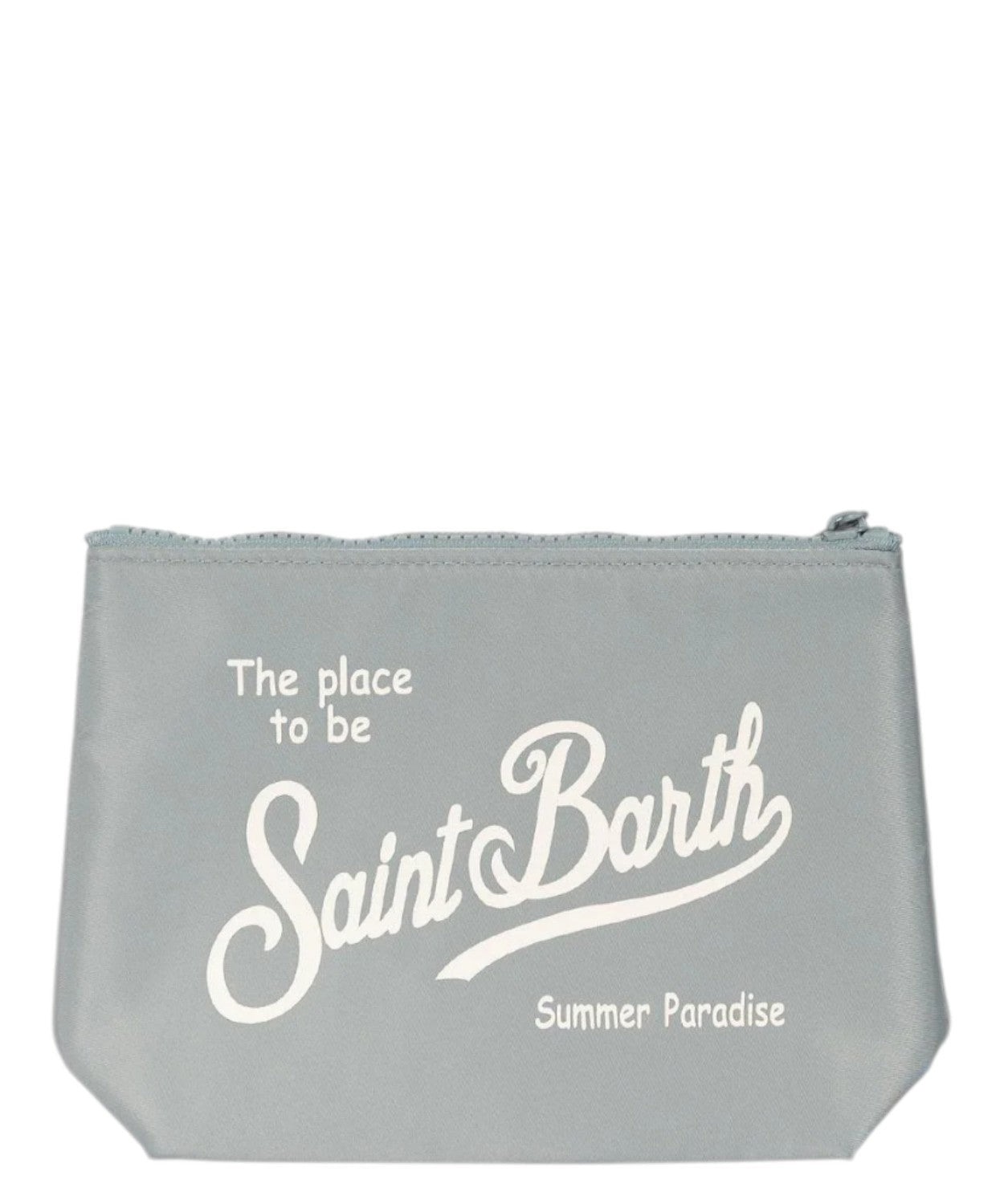 SAINT BARTH Pochette Aline In Nylon Verde salvia