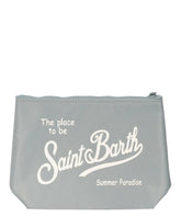 SAINT BARTH Pochette Aline In Nylon Verde salvia