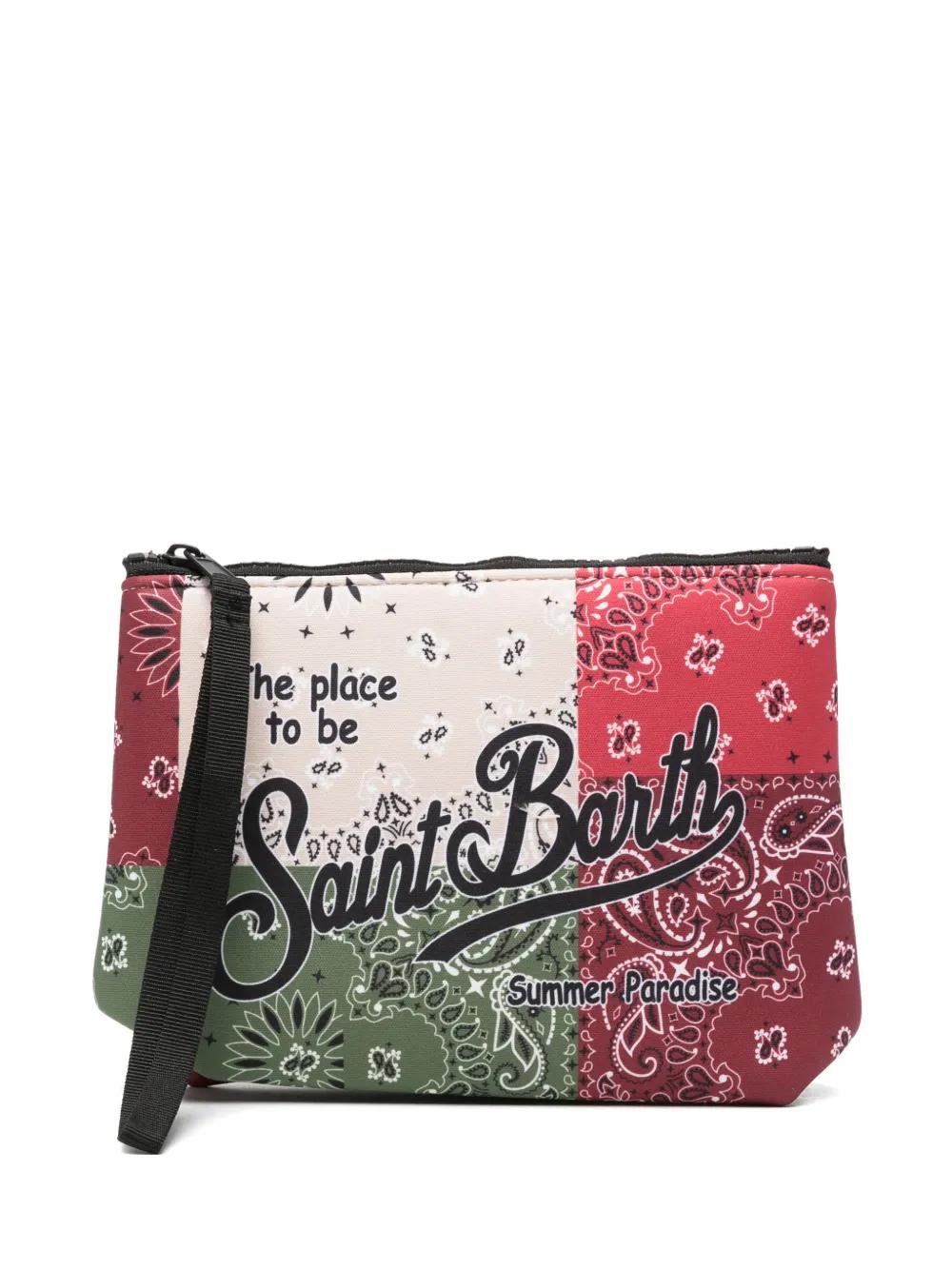 SAINT BARTH POCHETTE ALINE IN SCUBA BANDANA