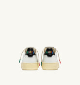 AUTRY Medialist In Pelle e Talloncino Nero con scritta Arcobaleno