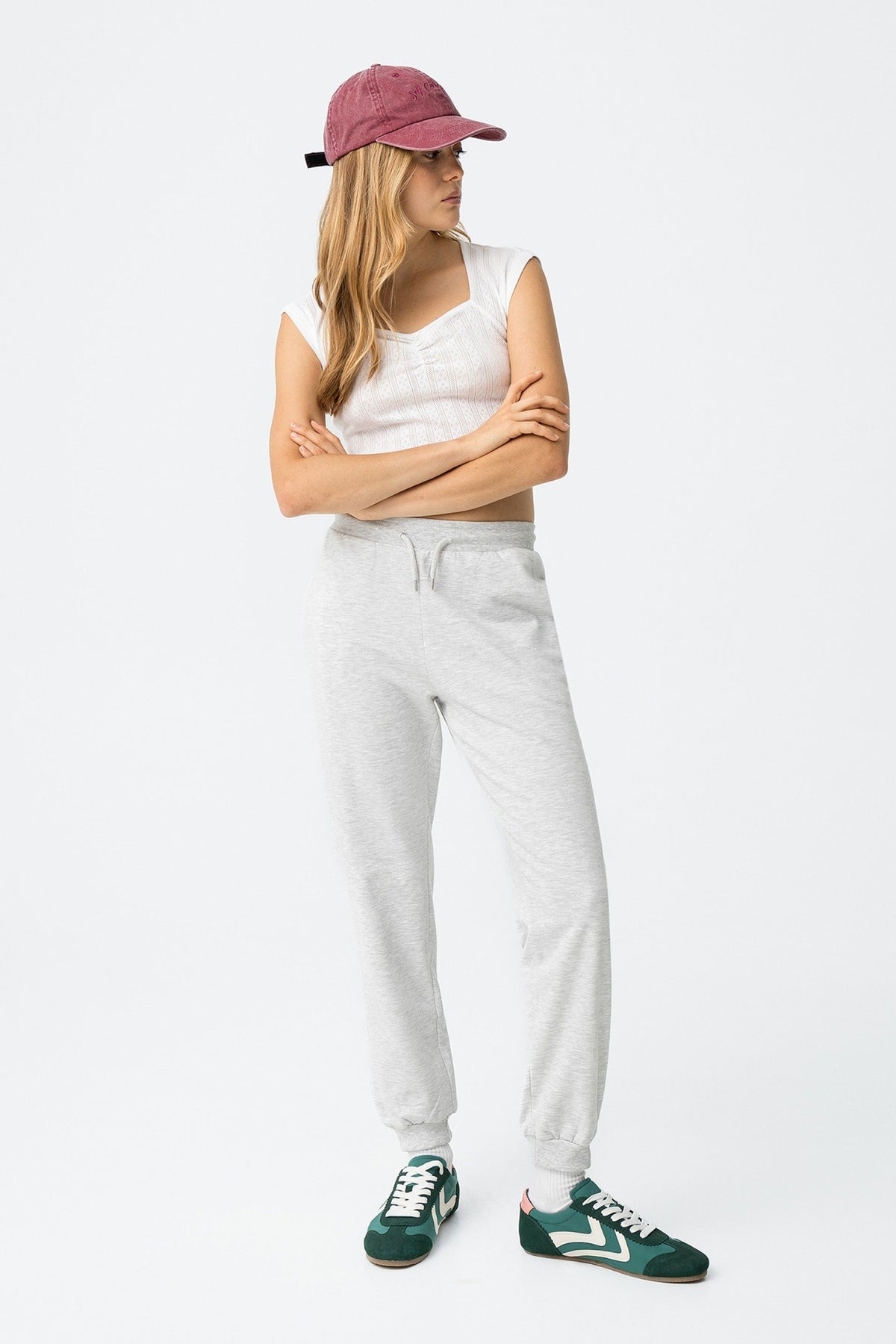 TIFFOSI GIRL APPLE_2 GRIGIO PANTALONE TUTA