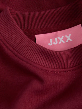 JJXX DONNA FELPA BORDEAUX CORTA