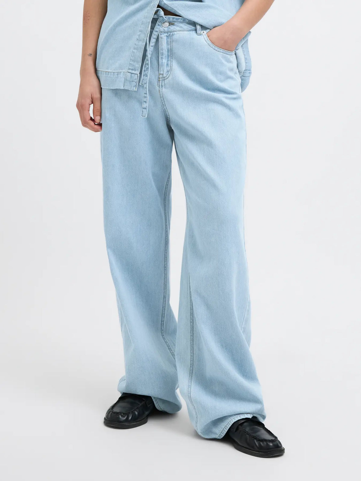 JJXX DONNA JEANS WIDE CON CINTURA