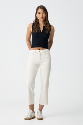 TIFFOSI DONNA JEANS SOLANGE_8 PANNA