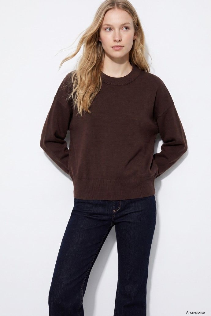 Tiffosi Unforgiven_1 Maglioncino Marrone Donna AW26