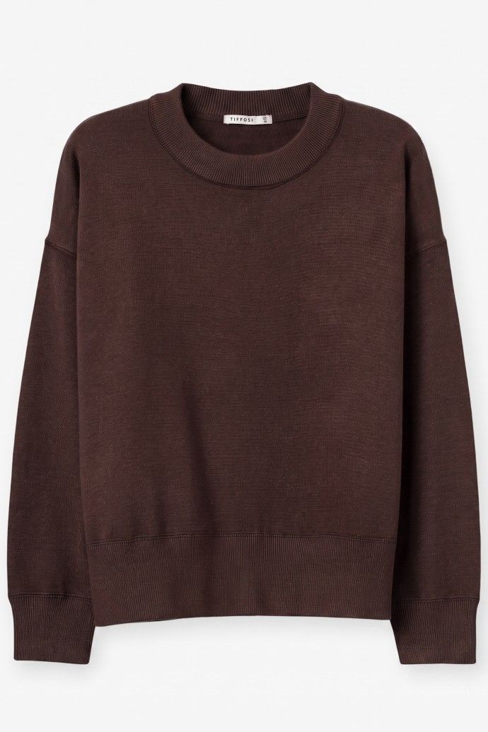 Tiffosi Unforgiven_1 Maglioncino Marrone Donna AW26
